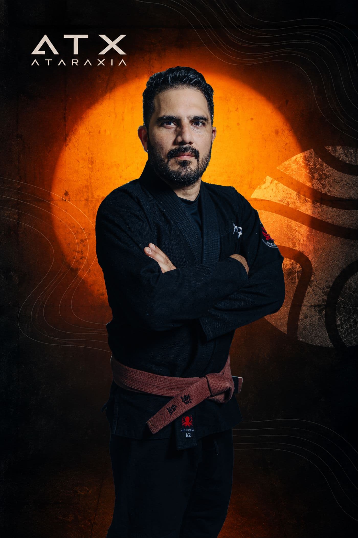 Alán Gómez Ortiz, instructor de jiu jitsu brasileño en ATX CDMX